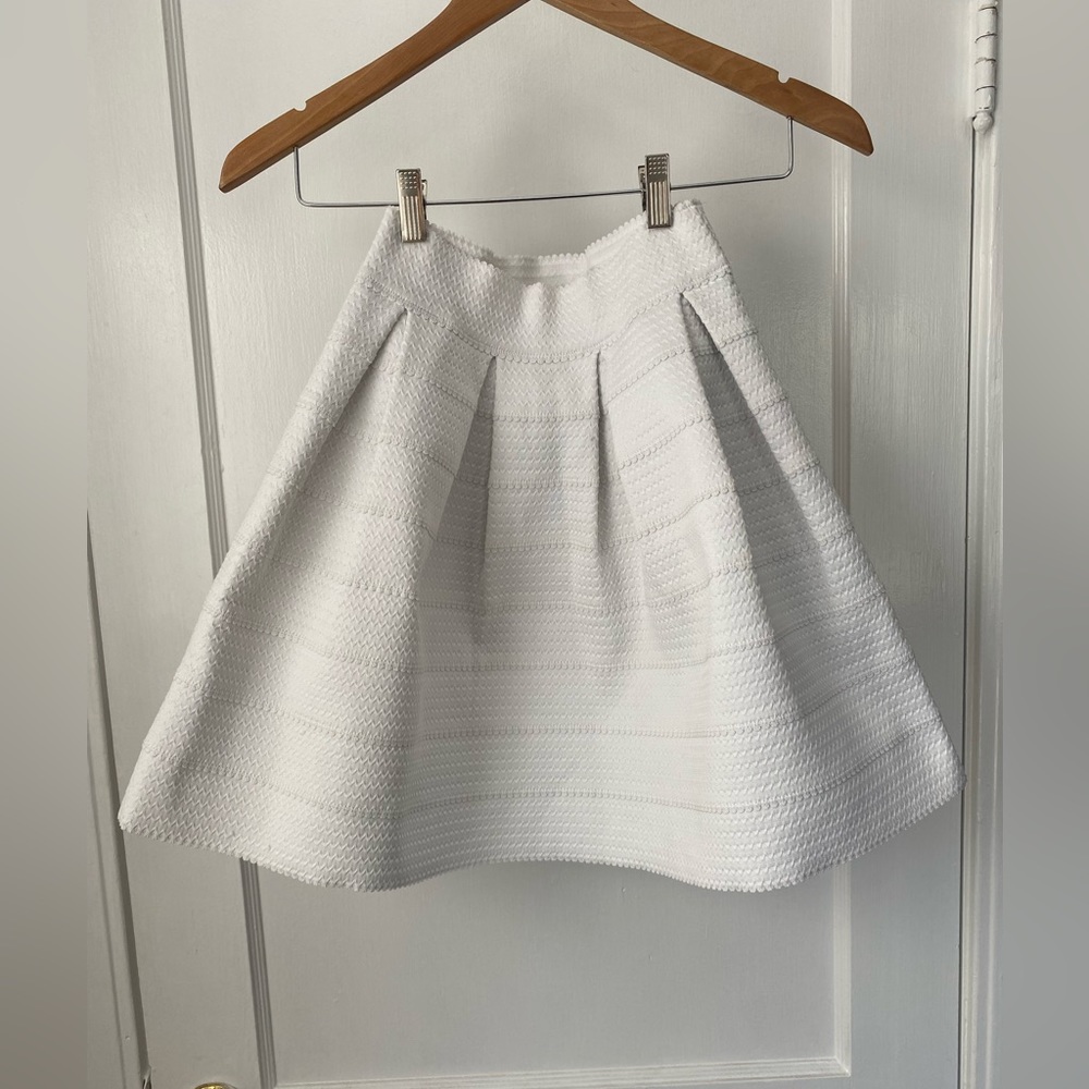Size XS white preppy Express Skirt